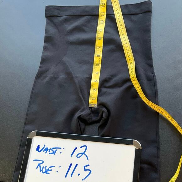 ShaperMint Black High Rise Ankle Length Leggings Size M - Picture 5 of 6